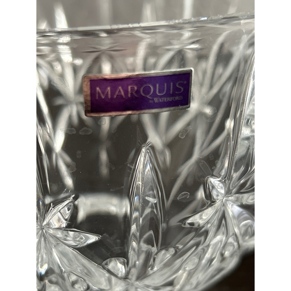 Marquis by Waterford Sparkle 9' Crystal Bowl Cut Glass Decorative Centerpiece - Picture 3 of 5